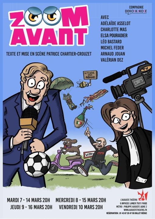 $ Affiche pièce théâtre 